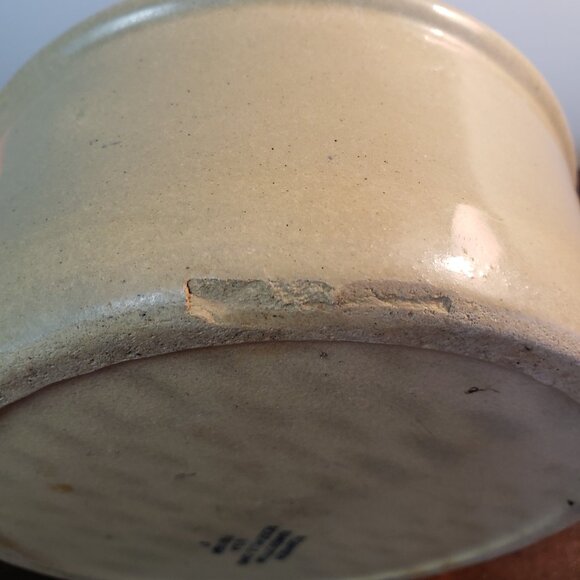 Vintage Robinson Ransbottom Roseville Kitty Bowl - Picture 7 of 8